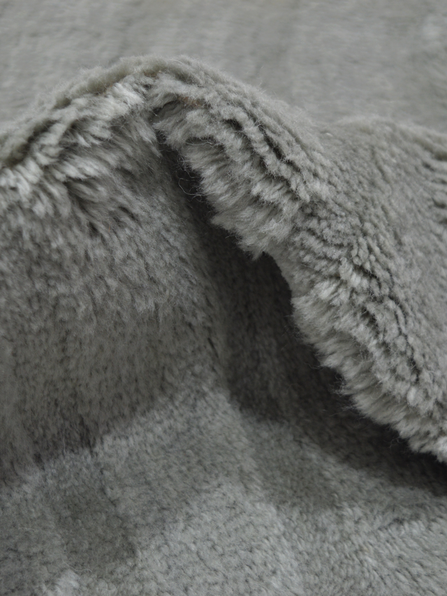Sharon Wool Shaggy Washable Rug - Grey