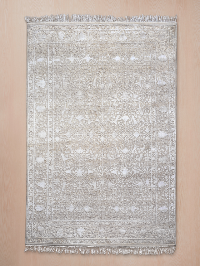 Lourne Hand-knotted New Zealand Wool Rug - Cream
