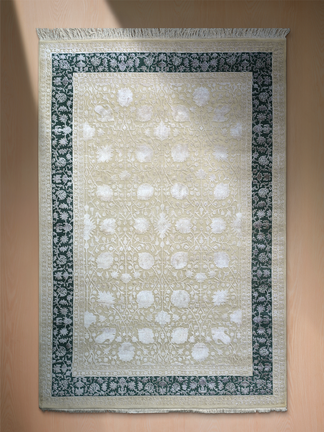 Mirael Hand-knotted New Zealand Wool Rug - Beige