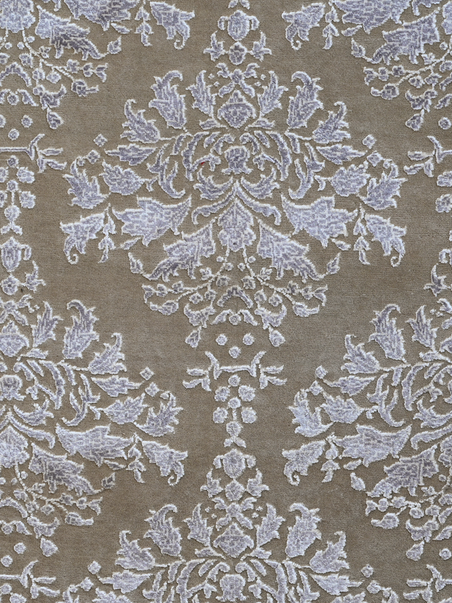 Carev Hand-knotted Wool Rug - Grey