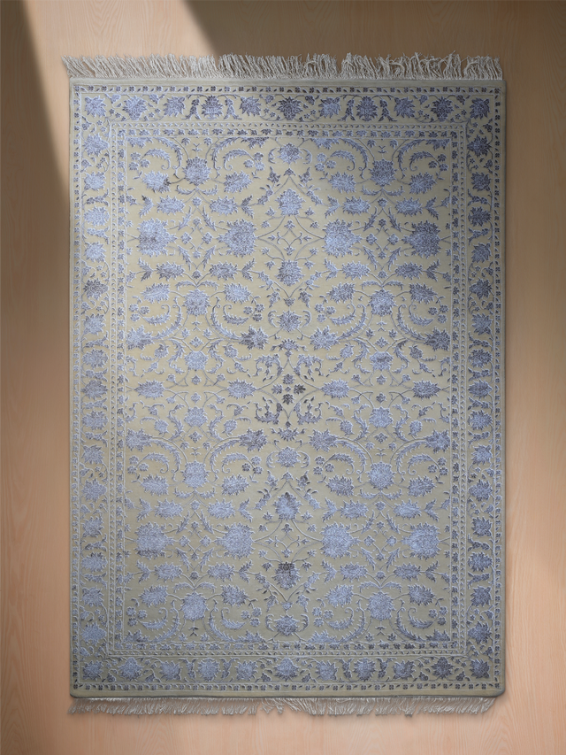 Sorel New Zealand Wool & Viscose Persian Rug - Beige