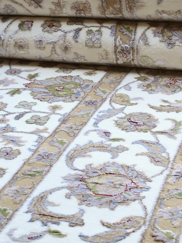 Kavan Hand-knotted New Zealand Wool Rug - Cream