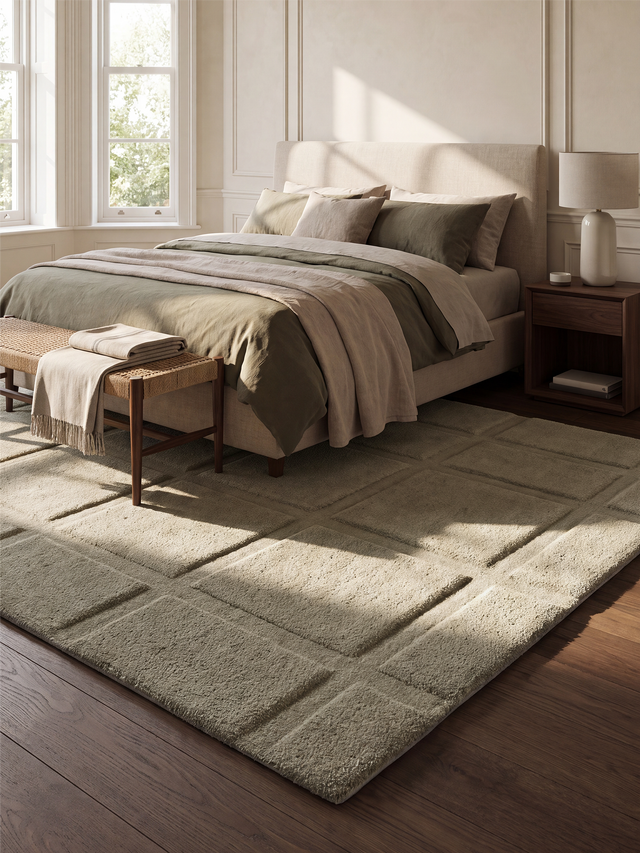 Zafar Wool Hand-tufted Rug - Beige