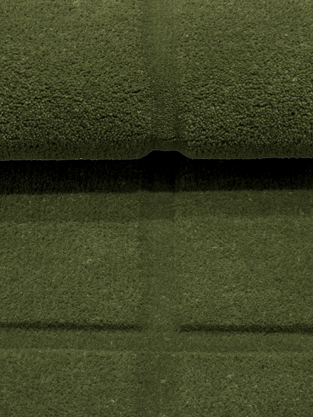 Zafar Wool Hand-tufted Rug - Olive Green