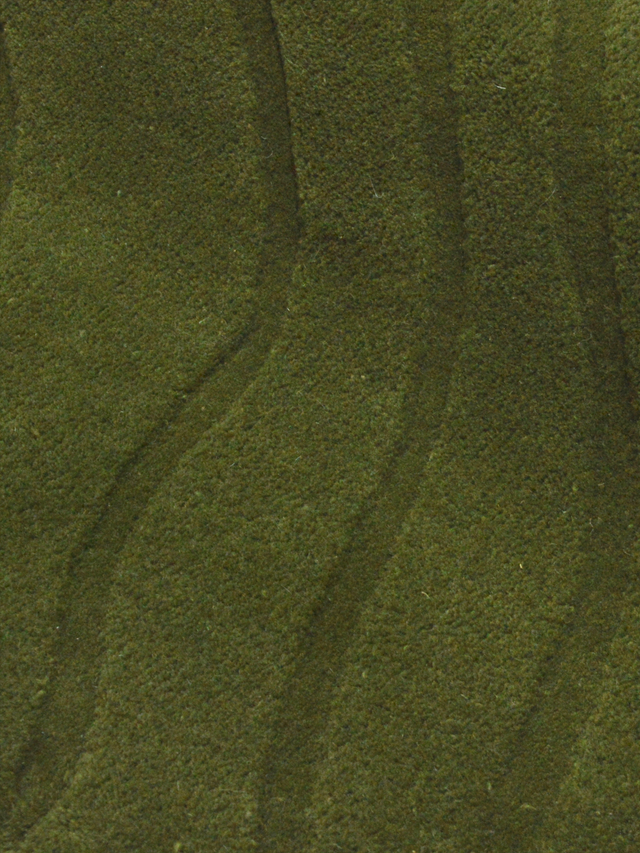 Shiraz Wool Hand-tufted Rug - Olive Green