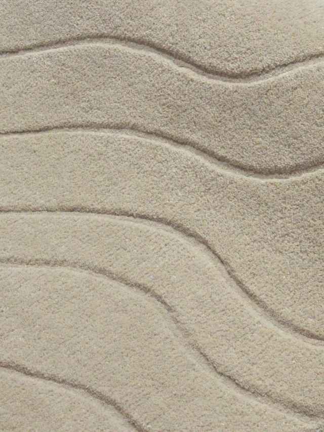 Nadir Wool Hand-tufted Rug - Beige