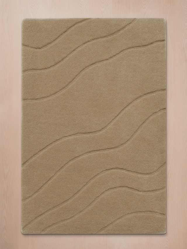 Nadir Wool Hand-tufted Rug - Sand