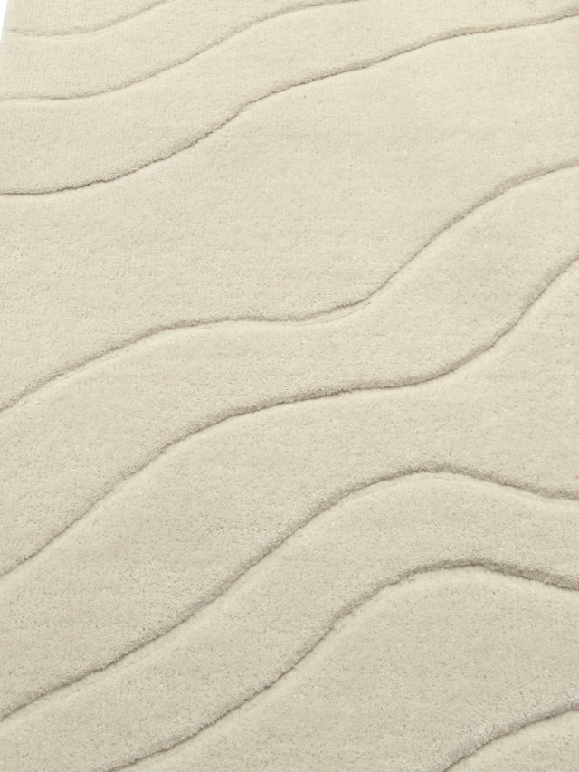 Nadir Wool Hand-tufted Rug - Ivory