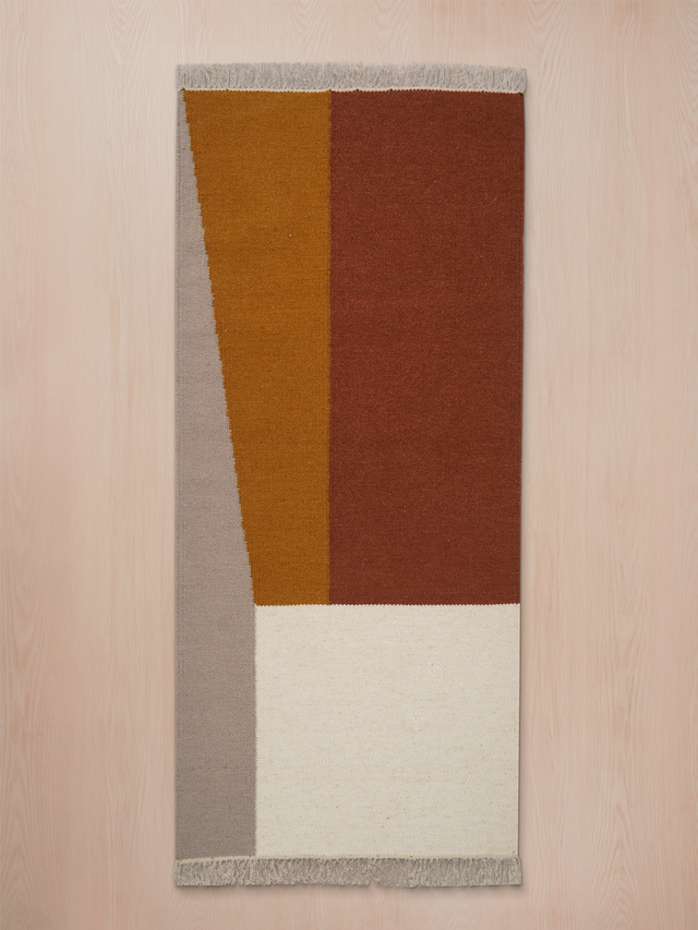 Orlen Hand-Woven Wool Kilim Rug - Multi