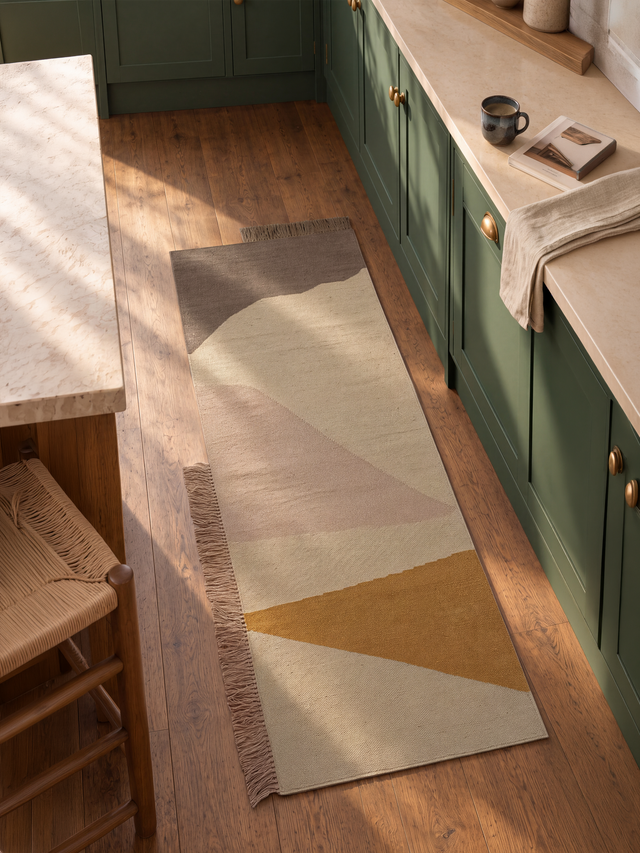Sarel Hand-Woven Wool Kilim Rug - Multi
