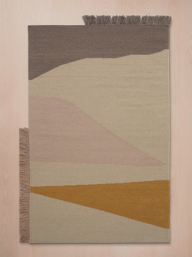 Sarel Hand-Woven Wool Kilim Rug - Multi