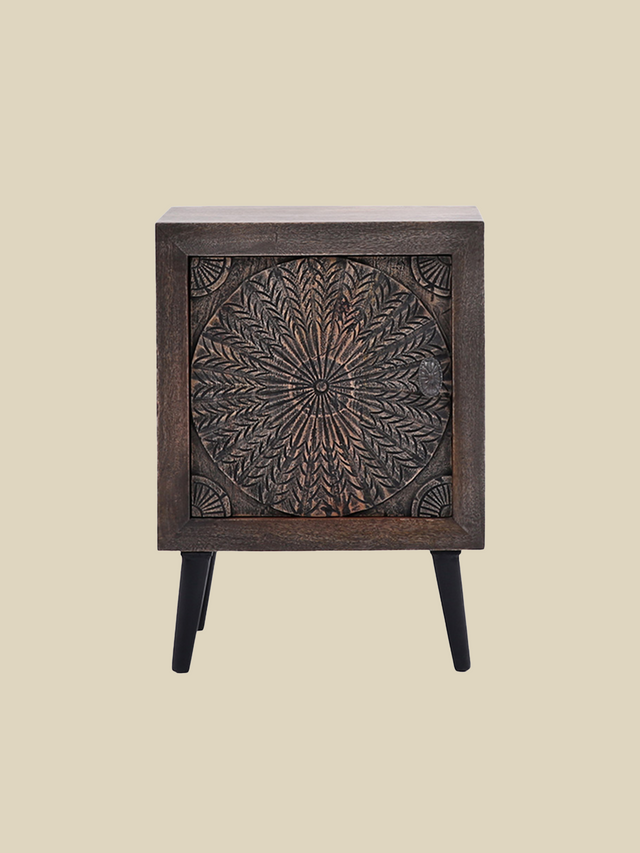 Zina Wooden Bedside Table