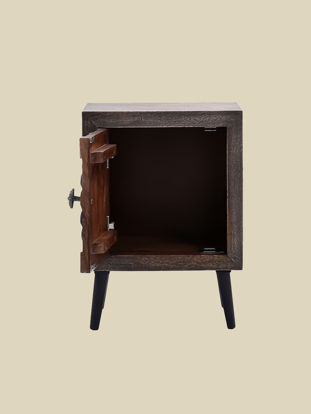 Zina Wooden Bedside Table