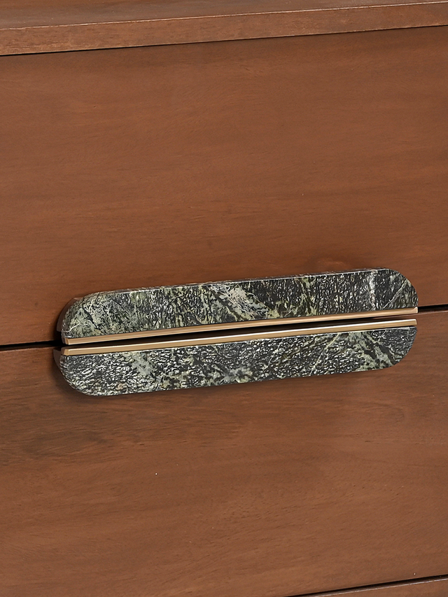 Menlo Two Drawer Wooden Bedside Table