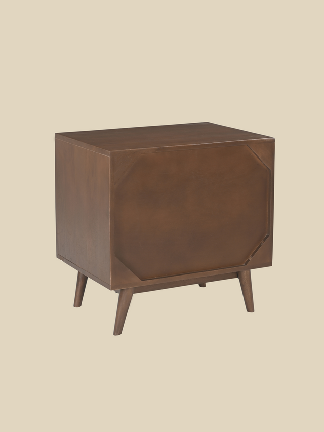 Carrie Mango Wood Bedside Table