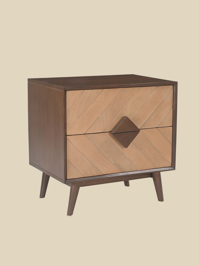 Kaseem Mango Wood Bedside Table