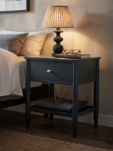 Diane Mango Wood Bedside Table - Blue