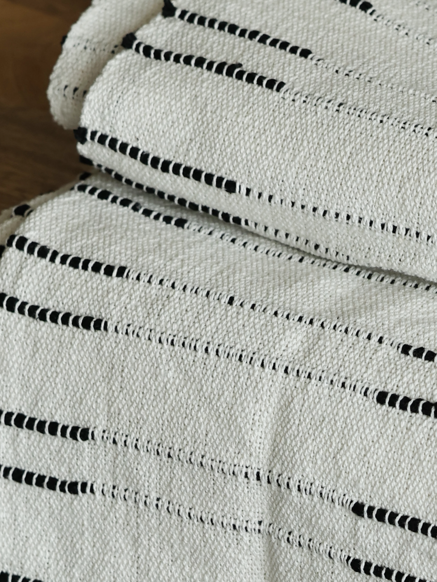 Remi Striped Cotton Throw