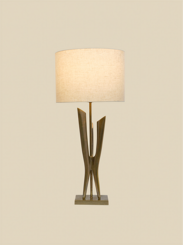 Orla Sculptural Metal Table Lamp