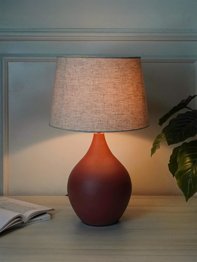 Tansy Terra Glow Metal Table Lamp