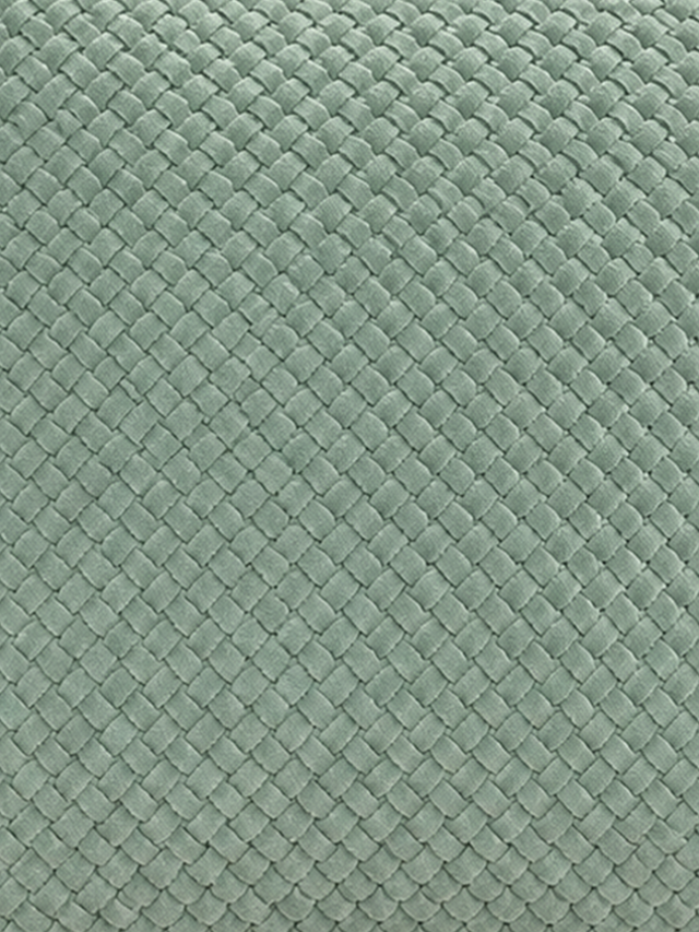 Lev Split Suede Cushion - Light Green