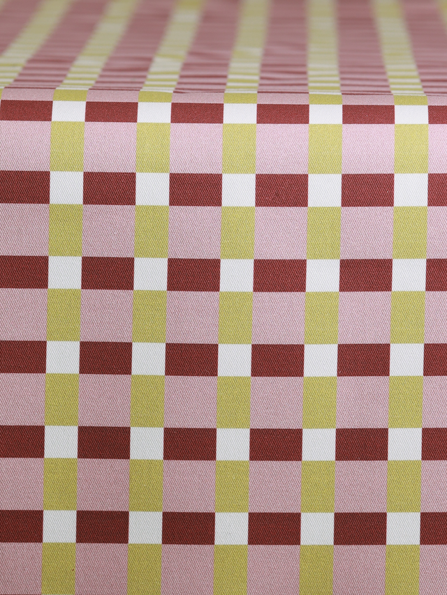 Varasi Checkered Print Table Runner