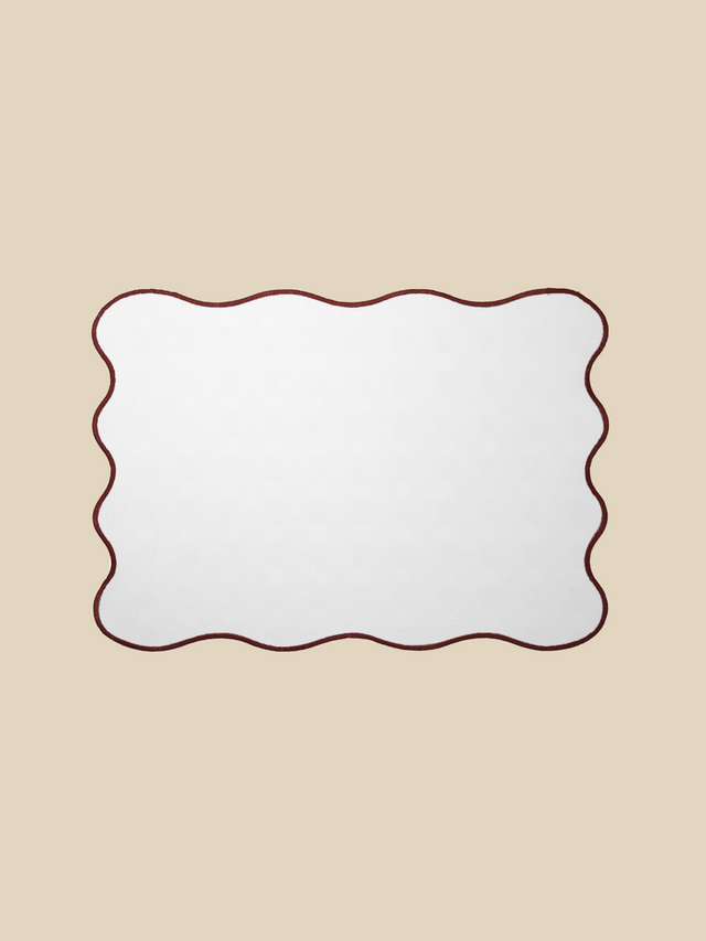 Varasi Checkered Print Table Placemats, Set of 6