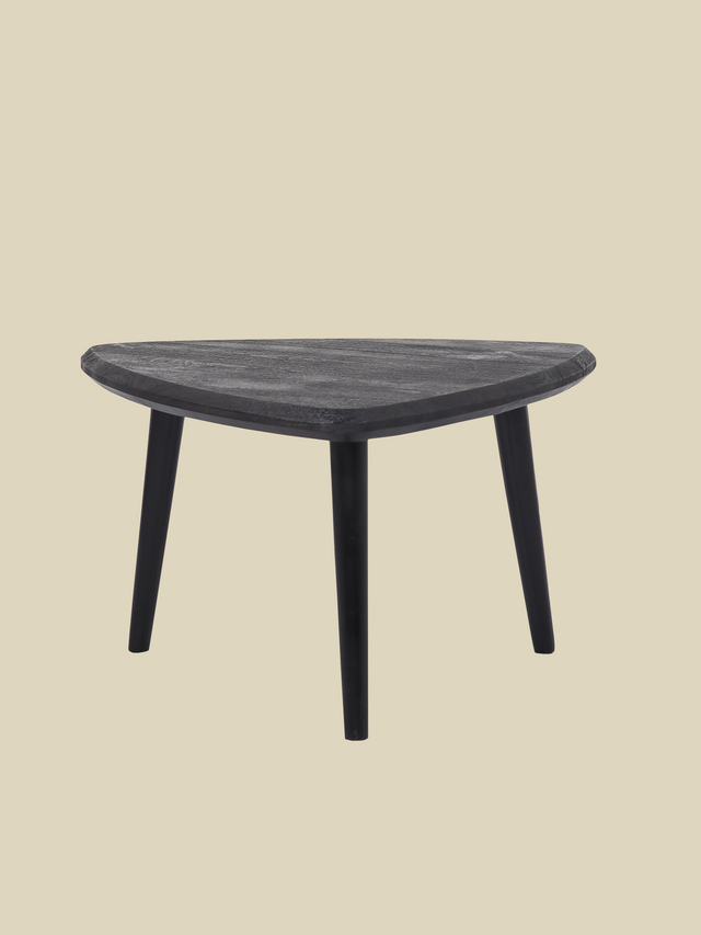 Cairo Wooden Nesting Coffee Tables - Black