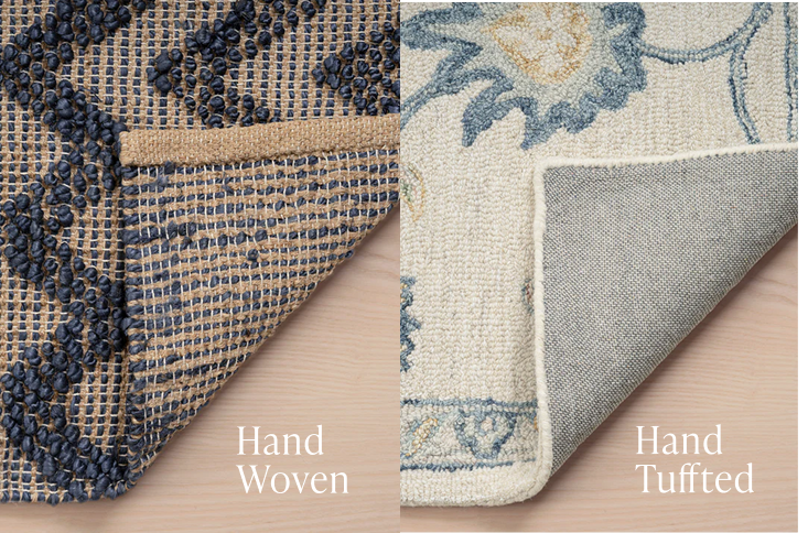 Hand-woven vs Hand-tufted