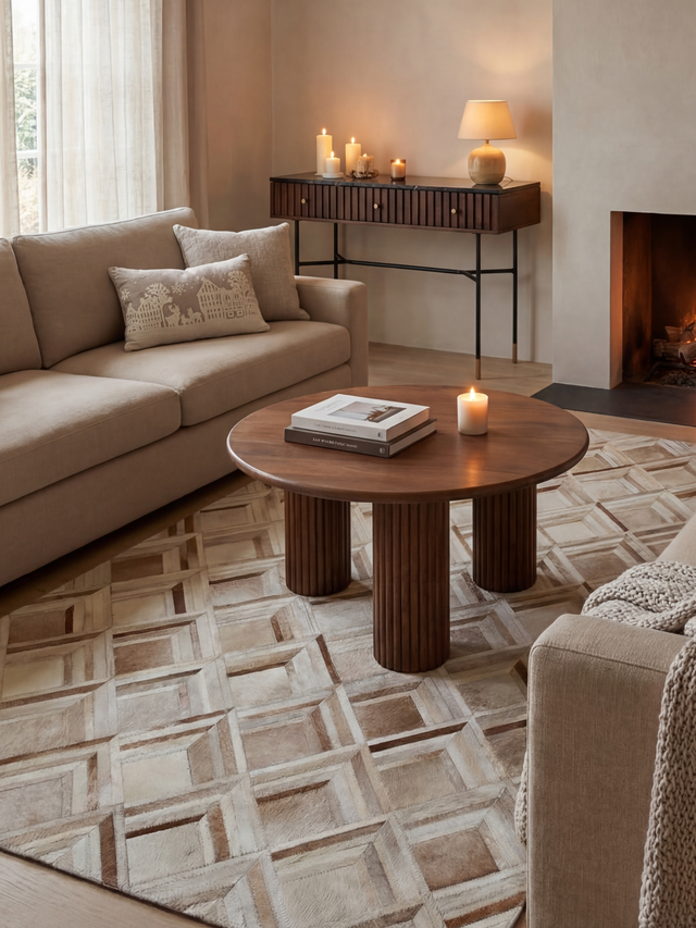 Dune Hide & Wool Rug