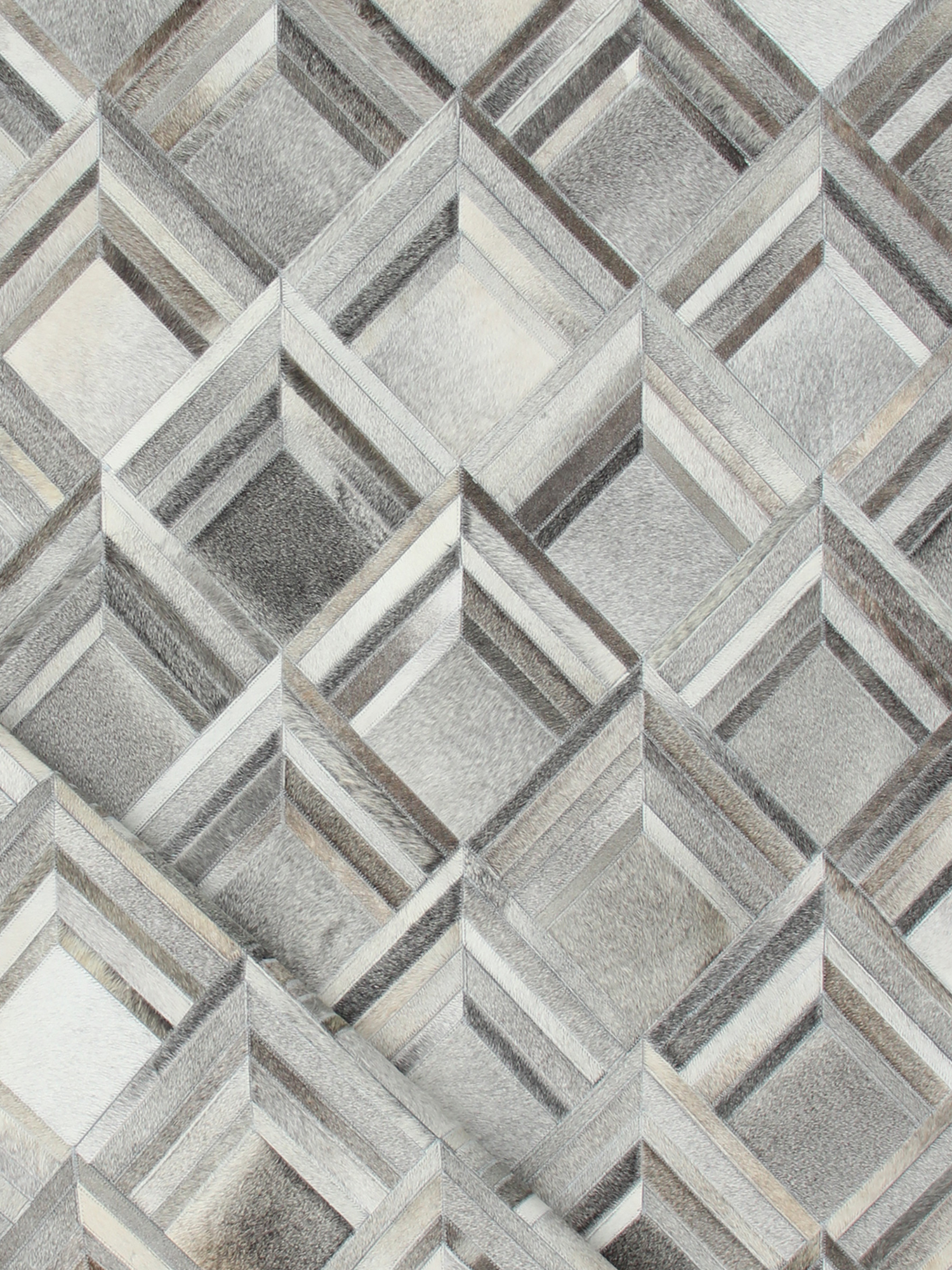 Ashen Hide & Wool Rug