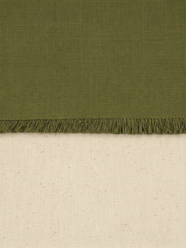 Cevill European Linen Fringe Table Linen Set