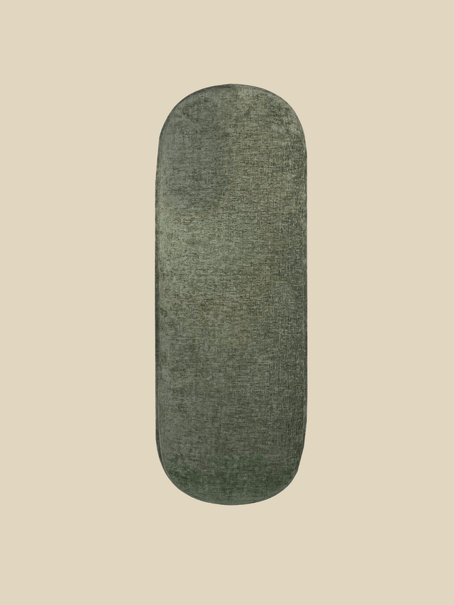 Khalia Green Storage Ottoman