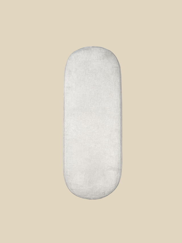 Khalia Ivory Storage Ottoman