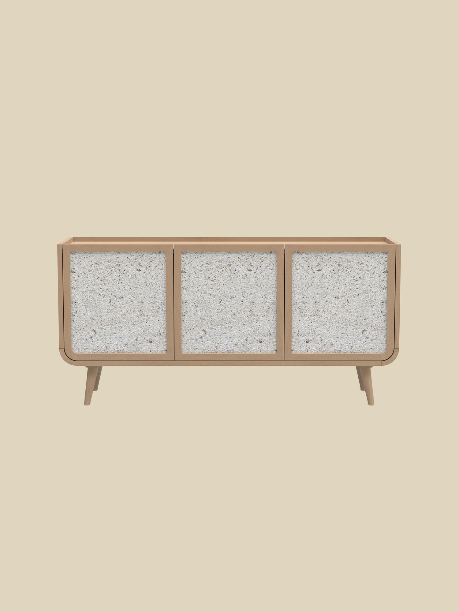 Kael Three Door Cabinet - Natural