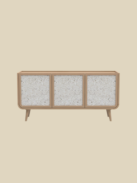 Kael Three Door Cabinet - Natural