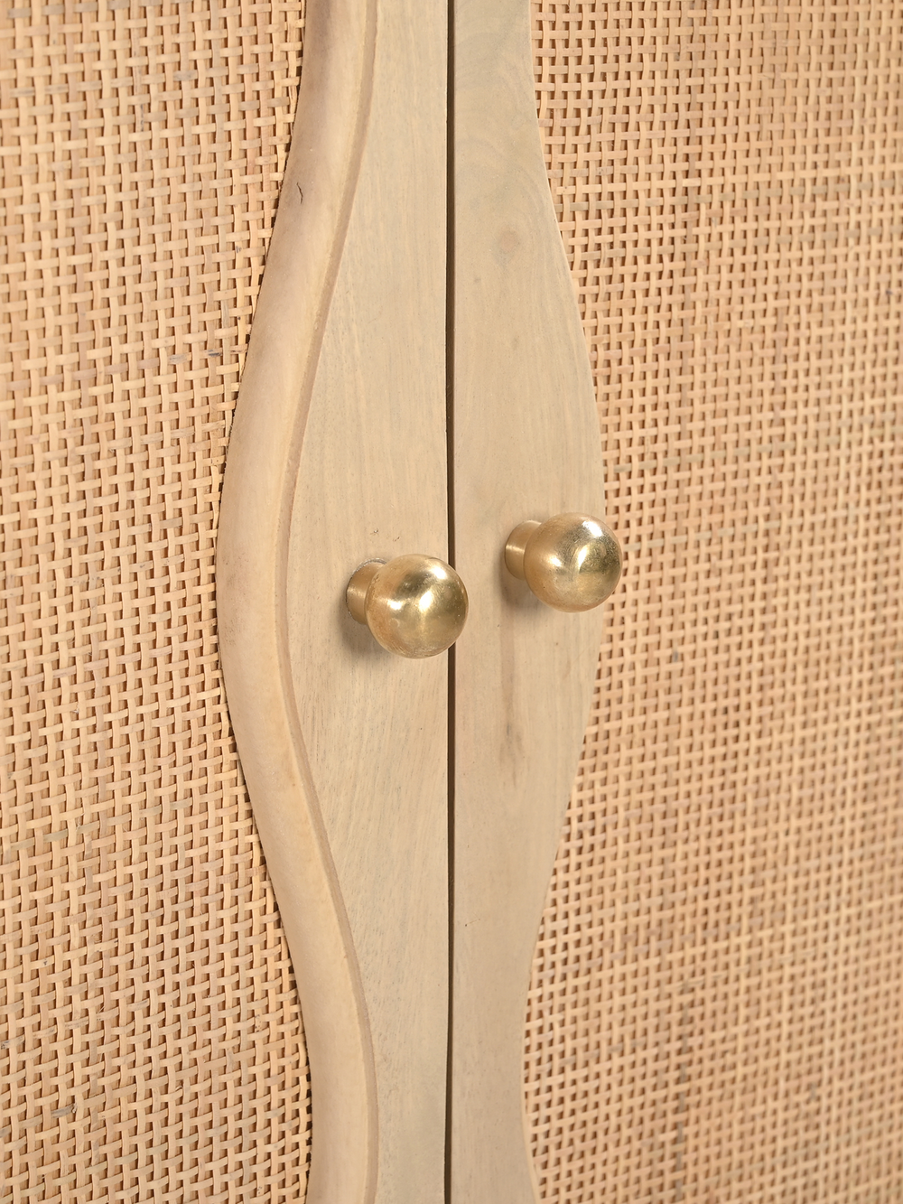 Carlo Two Door Cabinet With Cane