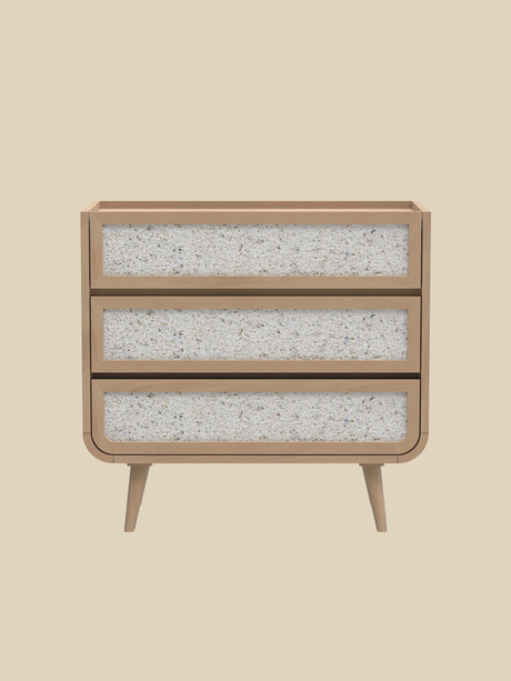 Kael Three Drawer Chest - Natural