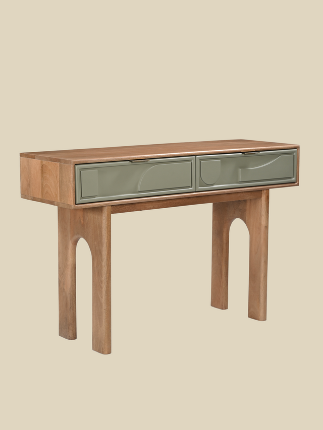 Verde Two Drawer Console