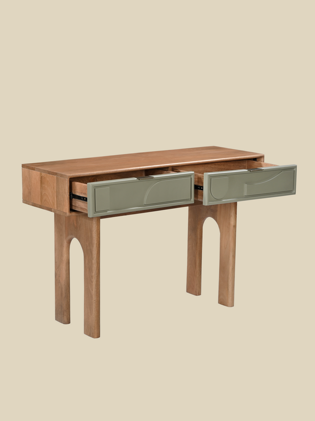 Verde Two Drawer Console