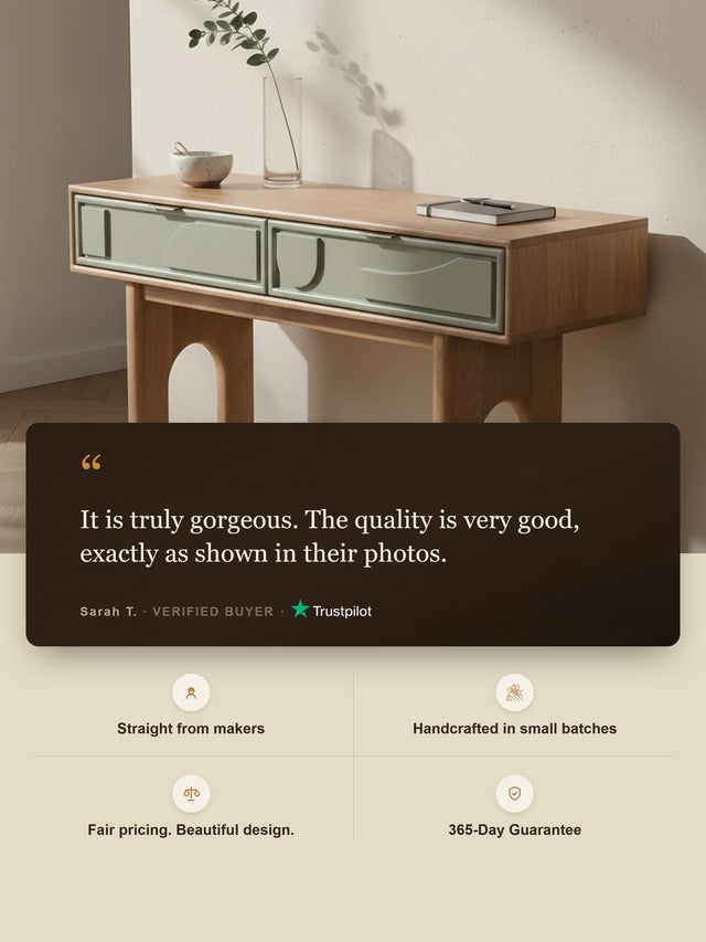 Verde Two Drawer Console