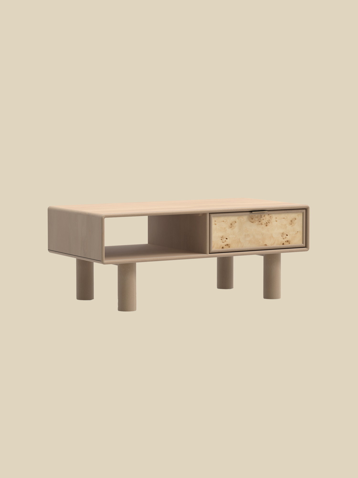 Aurea Burl Coffee Table - Natural