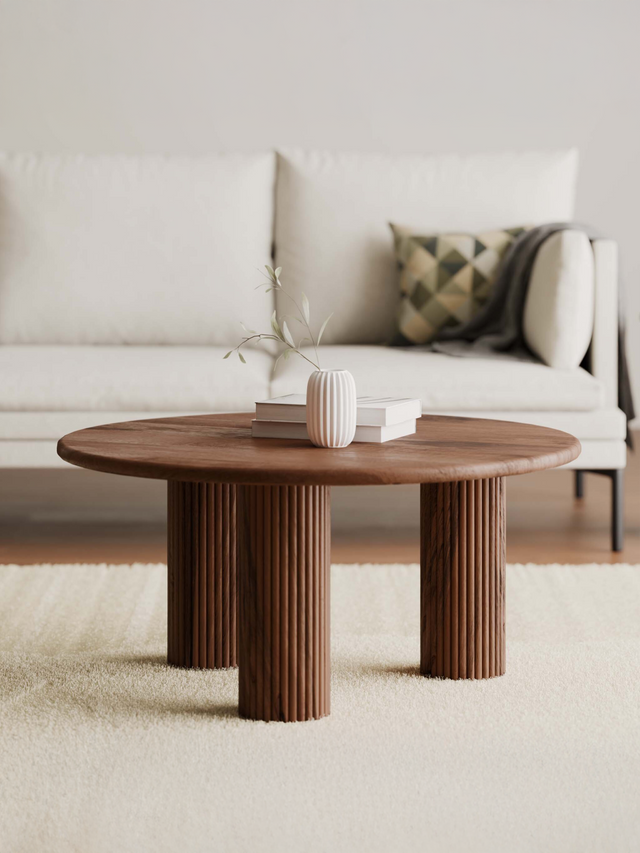 Eldric Fluted Coffee Table