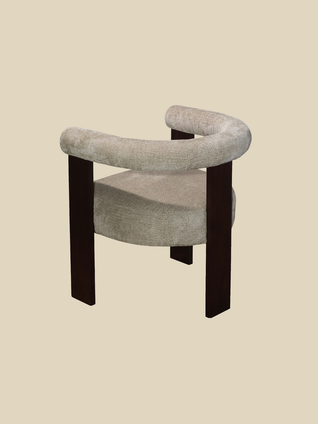 Marlowe Ivory Upholstered Dining Chair
