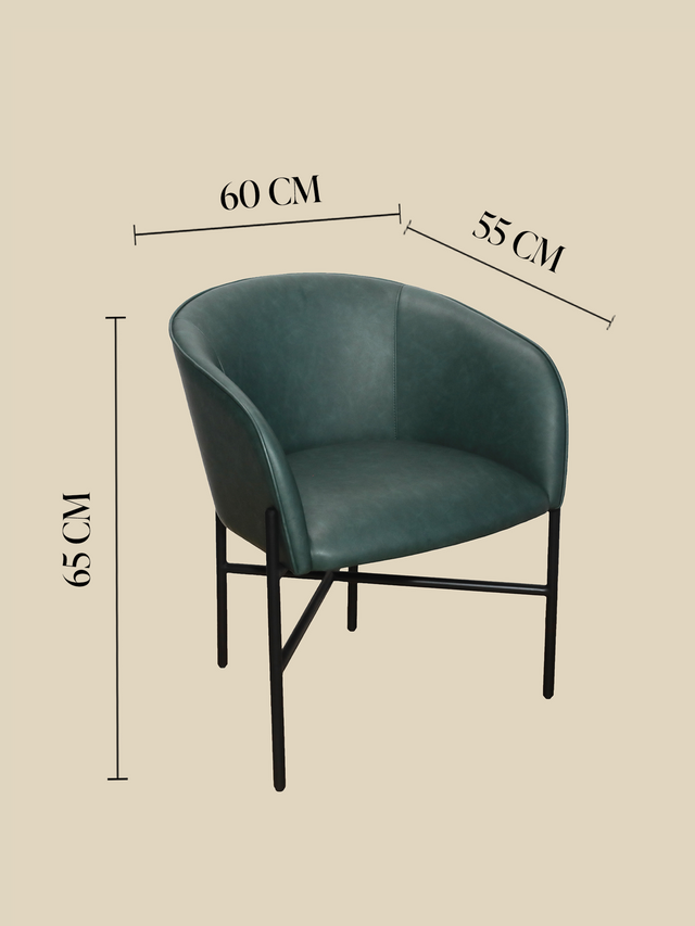 Sutton Green Upholstered Dining Chair