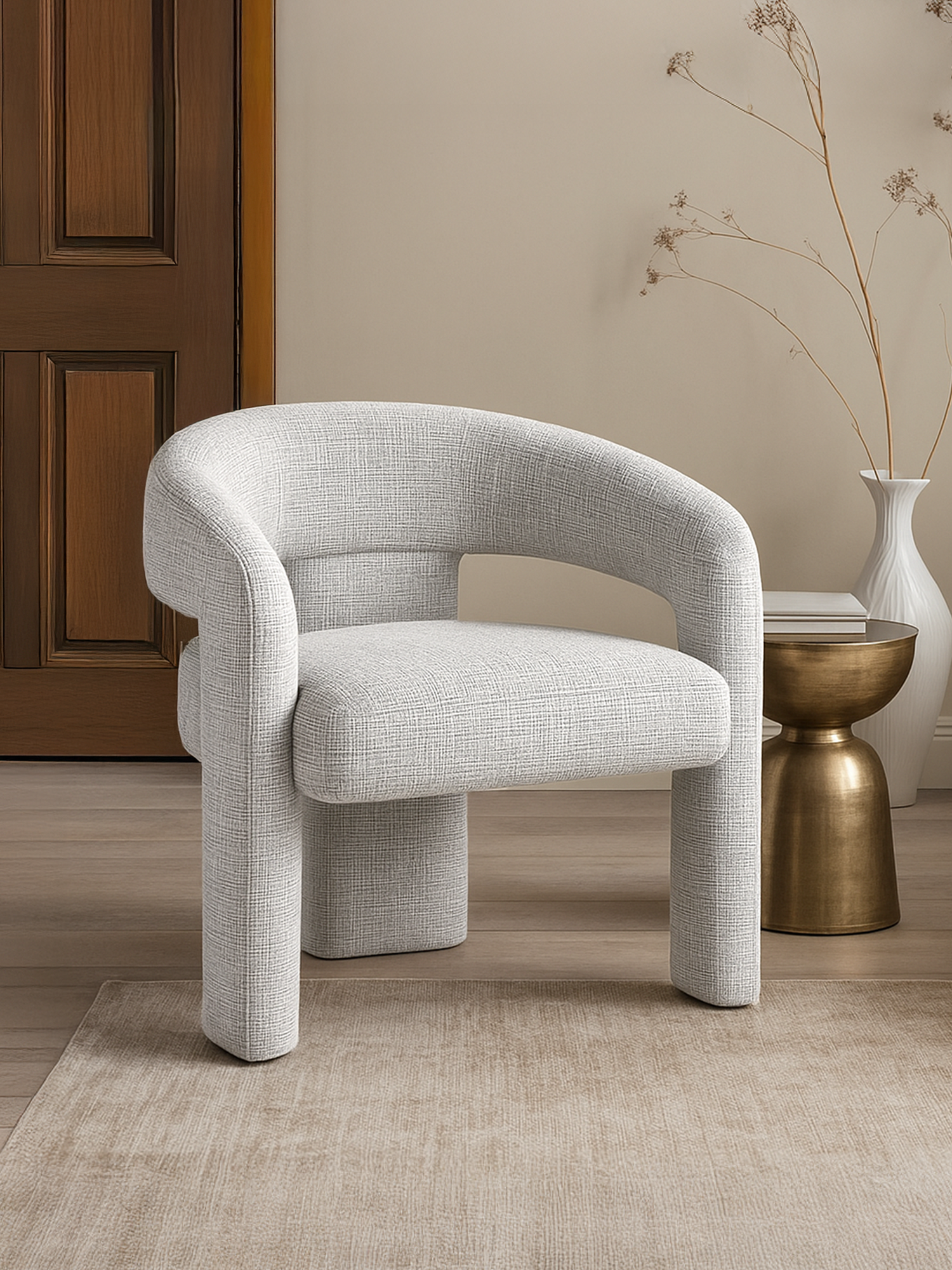 Hawthorn Ivory Upholstered Dining Chair