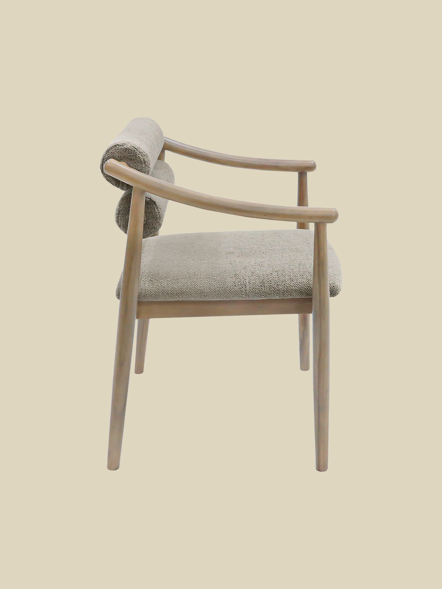 Rowan Brown Upholstered Dining Chair