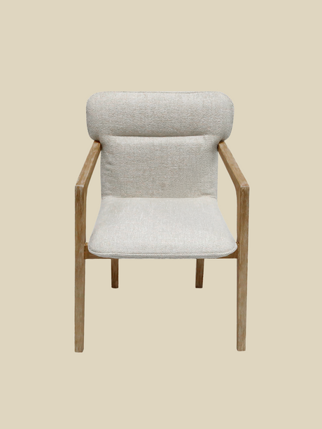 Alder Cream Upholstered Dining Chair