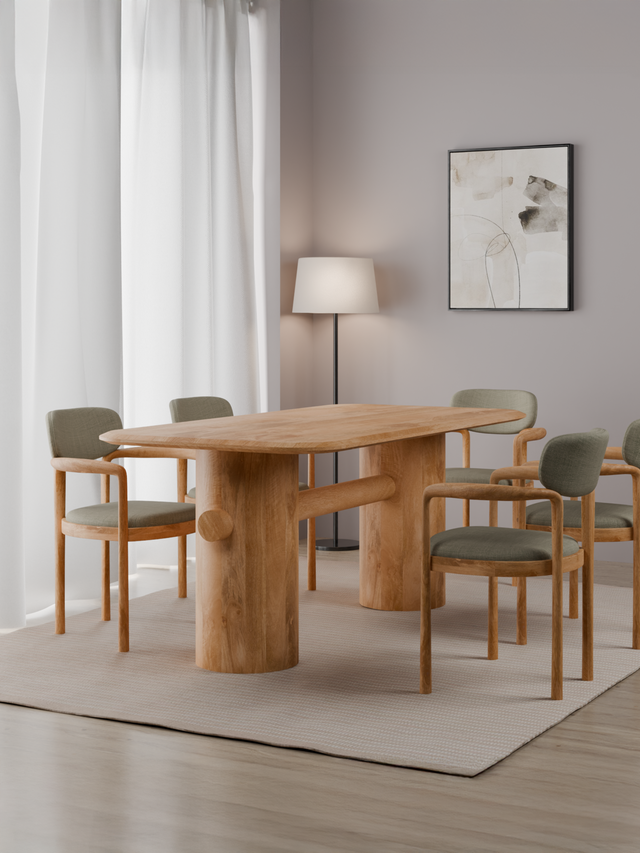Calder Mango Wood Dining Table