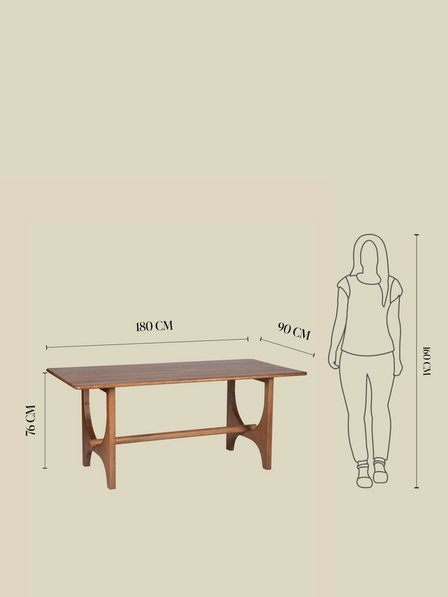 Grace Wooden Dining Table